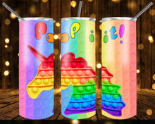 Load image into Gallery viewer, Pop It's! Custom Tumbler - Various Styles