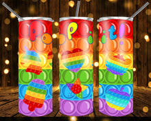 Load image into Gallery viewer, Pop It's! Custom Tumbler - Various Styles