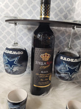 Load image into Gallery viewer, Custom Wine Glass Holder & Tumbler Set