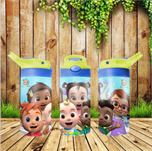 Load image into Gallery viewer, Cocomelon Flip Top or Sippy Cup Tumbler
