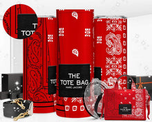 Load image into Gallery viewer, Customizable Marc Jacobs Inspired Bandana 20oz Tumbler