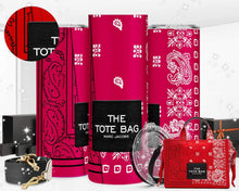 Load image into Gallery viewer, Customizable Marc Jacobs Inspired Bandana 20oz Tumbler