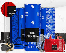 Load image into Gallery viewer, Customizable Marc Jacobs Inspired Bandana 20oz Tumbler