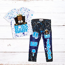 Load image into Gallery viewer, Kid's Denim Birthday Outfit Custom