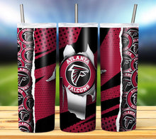Load image into Gallery viewer, Team Football Tumbler - Various Designs