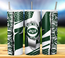 Load image into Gallery viewer, Team Football Tumbler - Various Designs