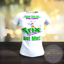 Load image into Gallery viewer, Custom Check This Out Silly Rabbit Trix Sublimation T-Shirt