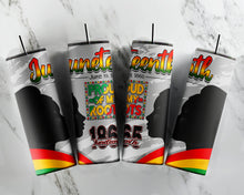 Load image into Gallery viewer, Juneteenth 20oz Custom Tumbler
