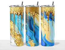 Load image into Gallery viewer, Gold Drip 20oz Tumblers - Various Designs
