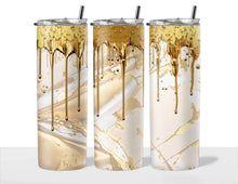 Load image into Gallery viewer, Gold Drip 20oz Tumblers - Various Designs
