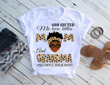 Load image into Gallery viewer, God Gifted Me Title Custom T-Shirts Various Designs
