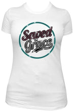 Load image into Gallery viewer, Saved By Grace Rhinestone T-Shirt
