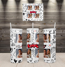 Load image into Gallery viewer, 20oz Custom Valentine&#39;s Day Tumbler - Holiday Items
