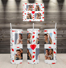 Load image into Gallery viewer, 20oz Custom Valentine&#39;s Day Tumbler - Holiday Items
