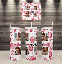 Load image into Gallery viewer, 20oz Custom Valentine&#39;s Day Tumbler - Holiday Items
