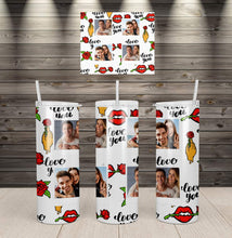 Load image into Gallery viewer, 20oz Custom Valentine&#39;s Day Tumbler - Holiday Items
