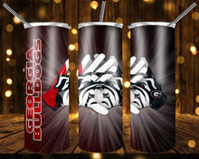 Load image into Gallery viewer, Georgia Bulldogs 20oz Tumbler - Various Designs
