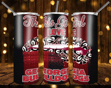 Load image into Gallery viewer, Georgia Bulldogs 20oz Tumbler - Various Designs
