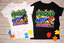 Load image into Gallery viewer, Autism Awareness Custom T-Shirt: Kids &amp; Adults
