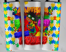 Load image into Gallery viewer, Autism Awareness 20oz Tumbler: hot/cold Stainless Steel
