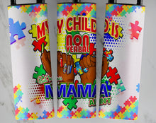 Load image into Gallery viewer, Autism Awareness 20oz Tumbler: hot/cold Stainless Steel
