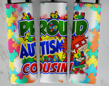 Load image into Gallery viewer, Autism Awareness 20oz Tumbler: hot/cold Stainless Steel
