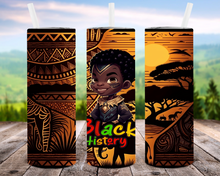 Load image into Gallery viewer, Black History Tumblers Boy 20oz or 30oz - Various Designs
