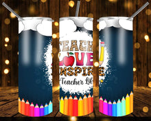 Load image into Gallery viewer, Teacher Life Tumblers - Various Designs Available
