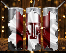 Load image into Gallery viewer, College Football Tumblers - Various Teams Available
