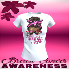 Load image into Gallery viewer, Breast Cancer Awareness T-Shirts - Various Designs
